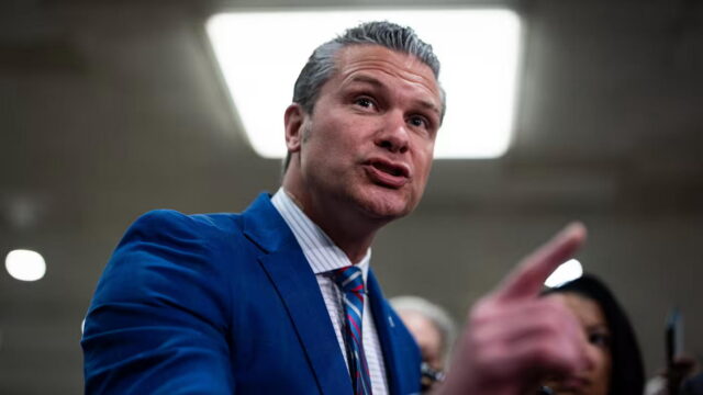 皮特·赫格塞斯与AI军事化应用概念图